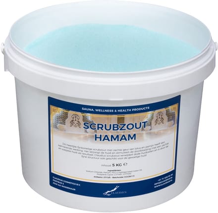 Scrubzout Hamam - 5 KG - Hydraterende Lichaamsscrub