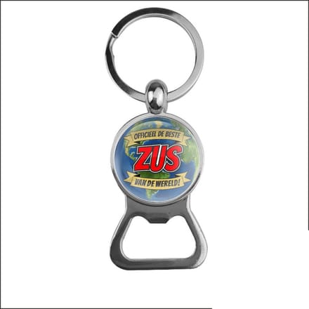 Bieropener Glas - Officieel De Beste Zus Van De Wereld