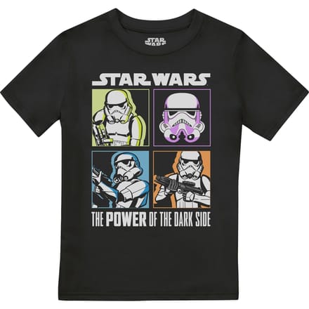 Star Wars Jongens Four Box Trooper T-Shirt (Zwart)