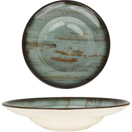 Bonna Pastabord - Madera - Porselein - 24 cm (400cc) - set van 2