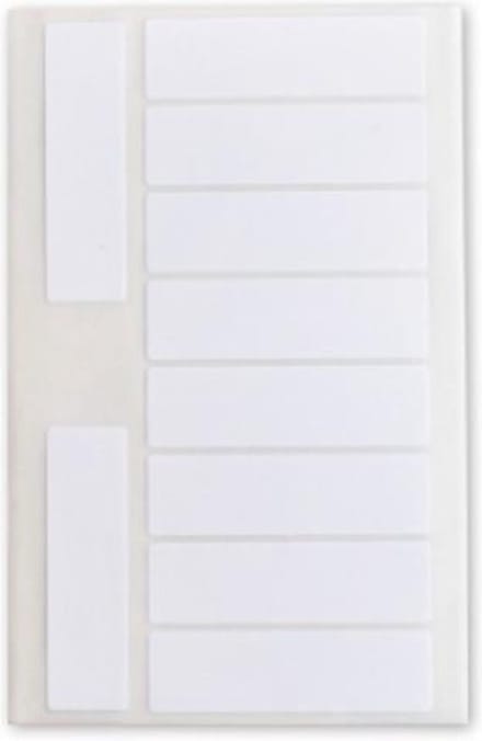 Soho Etiketten 49 X 14 Mm Papier Wit 60 Stuks