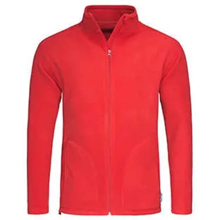Stedman - Fleece Jacket - Scarlet Red maat M