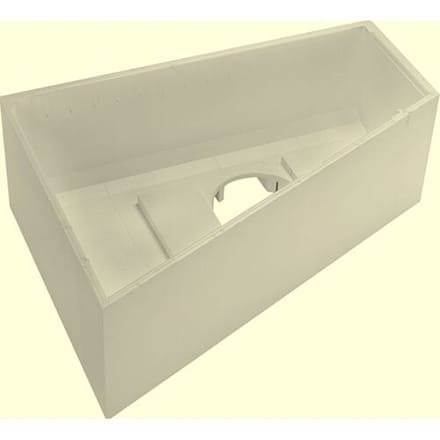 Duravit No. 1 tub support for trapezoid bathtub 170 x 100 cm with 1 back slope left 7924370000000