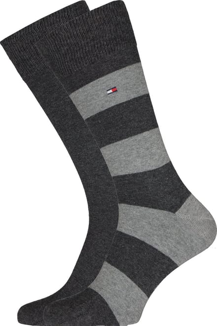 Tommy Hilfiger MEN RUGBY SOCK 2P Mannen Sokken Maat 43-46