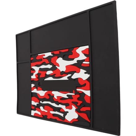 Kappersmatten Antislip Salon Kappersstation Organizer Pad Flexibele Siliconen Mat red
