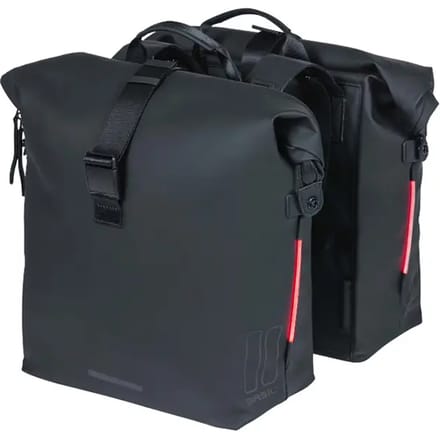Basil SoHo Dubbele fietstas Nordlicht - Zwart - 41 Liter