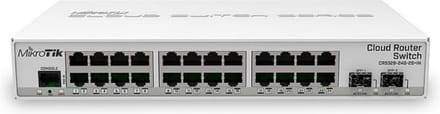 Mikrotik CRS326-24G-2S+IN netwerk-switch Managed Gigabit Ethernet (10/100/1000) Power over Ethernet (PoE) Wit