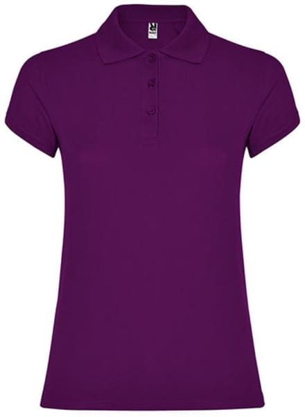 Roly - Star Dames Polo - Purple 71 maat M