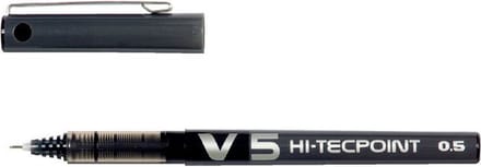 Rollerpen PILOT Hi-Tecpoint V5 fijn zwart | 12 stuks