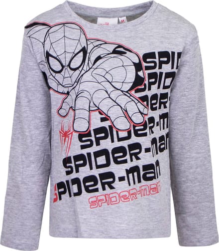 Marvel Spiderman shirt - Lange mouw - SPIDERMAN - grijs - maat 98 (3)