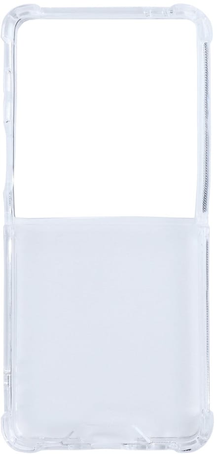 Rixus Anti-Burst Case For Samsung Galaxy Z Flip 7 Transparent