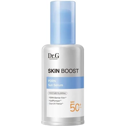 Dr.G Skin Boost PDRN Sérum Solaire SPF50+ PA++++ Protection Éclat 50ml white