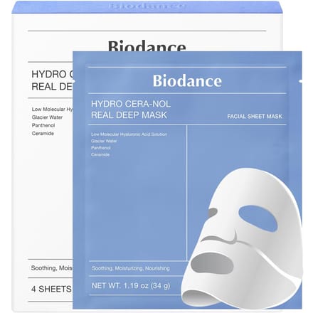 [Biodance] Hydro Cera-nol Real Deep Mask 4EA white