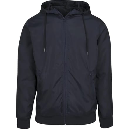 Build your Brand Windrunner Jacket BY016 - Navy/Navy - L