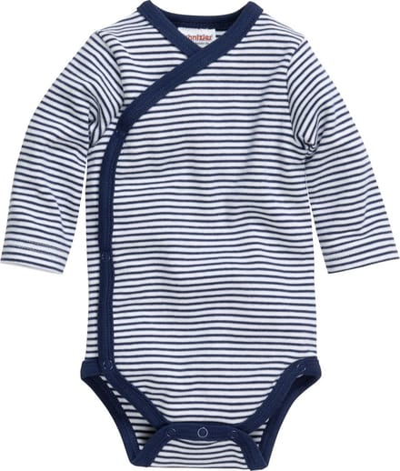 Playshoes Schnizler overslagromper lange mouwen streep marine