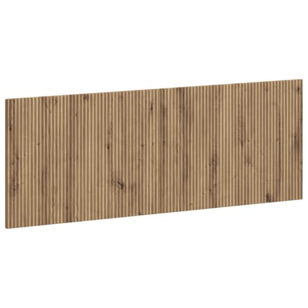 vidaXL - Wandgemonteerd - Hoofdbord - ARNHEM - Artisanaal - eiken - Bewerkt - hout