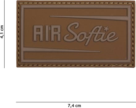 101 Inc Embleem 3D Pvc Air Softie Coyote  19036