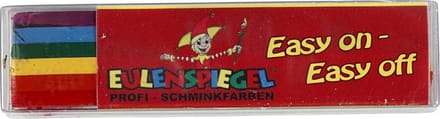 Schmink l: 6 5 cm dikte 10x15 mm kleuren assorti 1stuk