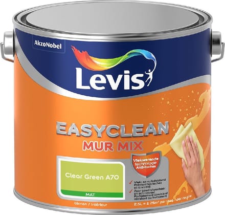 Levis - Easyclean Mur Mat Mix - Clear Green A70 - Mengverf - 2,5 L