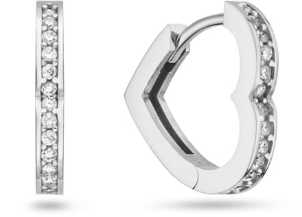Klapoorringen Hart CZ M 925RD
