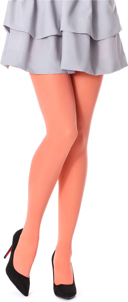 Bellivalini Dames Panty - 100 DEN - Medium gloss - Polyamide - BLV-FI-1003 - Zalm - S