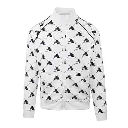 Aquascutum Heren Funnel Neck Raglan Track Jacket (Wit)