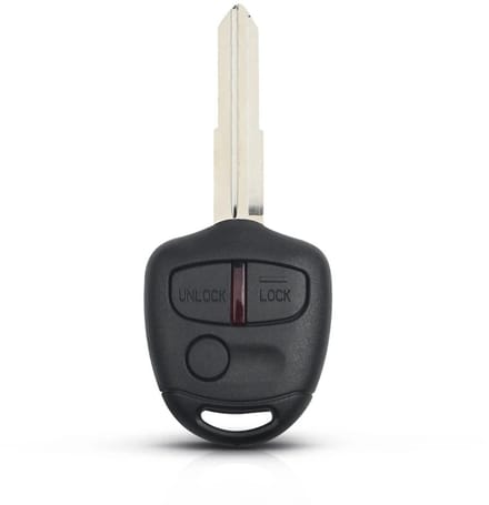 XEOD Autosleutelbehuizing - sleutelbehuizing auto - sleutel - Autosleutel / Geschikt voor: Mitsubishi 3 knops