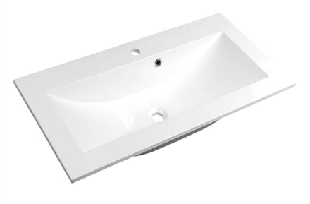 Sapho Yukon - Inbouw wastafel 70x45 cm, wit YU070