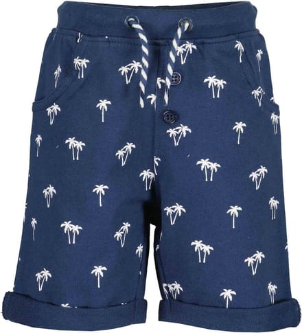 Blue Seven - Jongens sweatshort - Navy - Maat 74