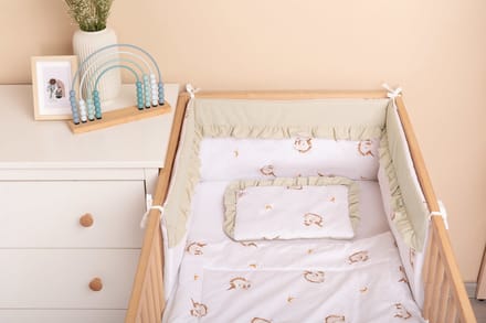 Sensillo bedbumper – bed zijbeschermers – Bedomrander ledikant 180×30-Unicorn