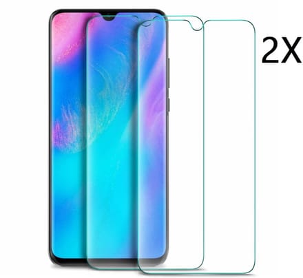 Ntech 2Pack Geschikt voor Huawei P30 Screenprotector |Tempered glass | Beschermglas