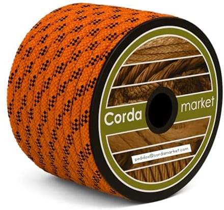 Neon Oranje 10mm Touw 25m voor Volwassenen