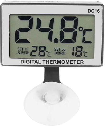 Dailygoody - DC16 Digitale Thermometer - Waterdicht LCD voor Aquarium en Tuin