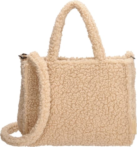 Beagles Navarra Hand & Schoudertas Teddy Soft Trendy Bag - Crème