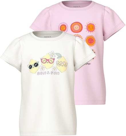 NAME IT - NMFVIBEKE 2P CAPSL TOP - Meisjes - T-shirts