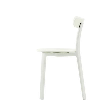 Vitra - All Plastic Chair - wit - two tone