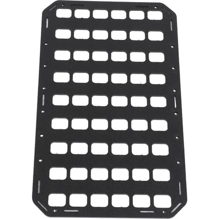 Stijf Inzetstuk MOLLE Paneel PP Draagbare Uitrusting Organizer Rugzak Uitrusting Opbergpaneel met Draag black