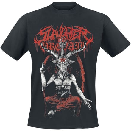 Slaughter To Prevail T-shirt - Baphomet - S tot XXL - voor Mannen - zwart