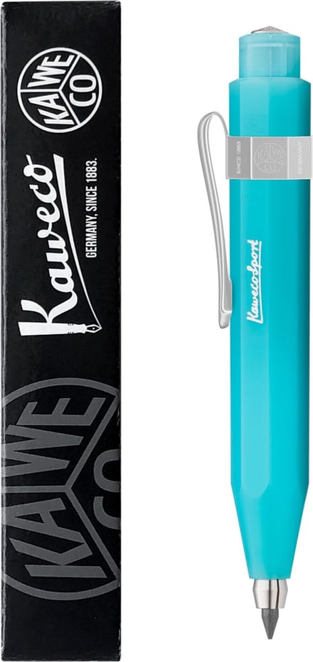 Kaweco - Vulpotlood - 3,2 - Frosted Sport Light Bluerberry - Nostalgic Octagonal Clip Chrome