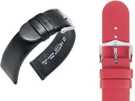 Hirsh Horlogeband Scandic Coral - Leer - 20mm