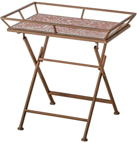 Tuintafeltje Butler Tray Rosso Metaal