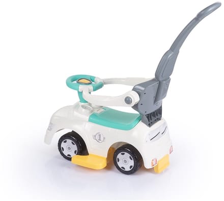 Dolu 3in1 Loopauto met Handgreep Wit/Blauw