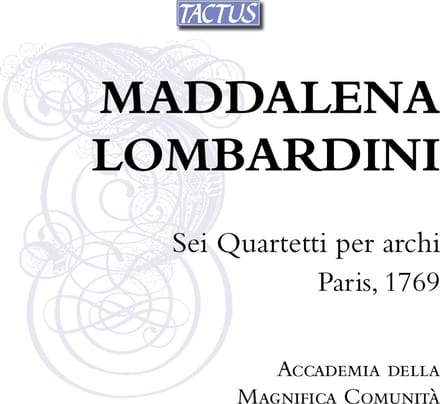 Accademia Della Magnifica Comunità - Lombardini: Sei Quartetti Per Archi Paris, 1769 (CD)