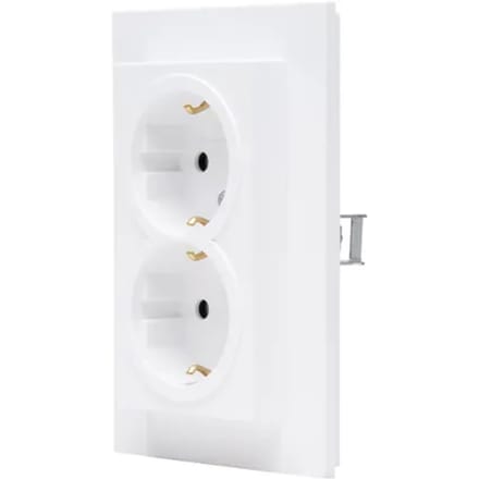 Kopp Inbouwstopcontact Athenis Randaarde 1-polig Wit Ip20