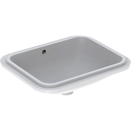 Geberit VariForm undercounter washbasin 53 x 44 cm, rectangular 500.761.01.2