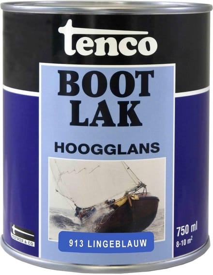 Tenco Lak - Hoogglans - Lingeblauw - 0,75l