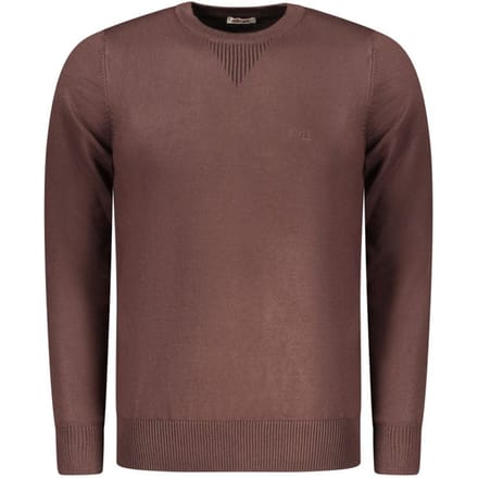 Rifle Marrone Viscosa Heren Sweater
