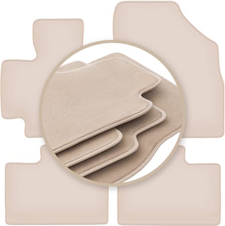 PREMIUM beige vloermatten voor: Suzuki Ignis III hatchback 2015-