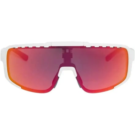 AGU Bold 2.0 - Fietsbril - Sportbril - Rode lens - UV-bescherming - Anti-fog - Geventileerd - Unisex - Wit