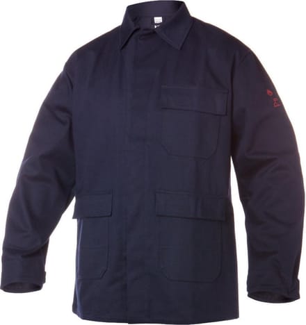Basicline Koln Brandvertragende Werkjas Ongevoerd Donkerblauw